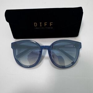 Diff Eyewear Blue Sunglasses